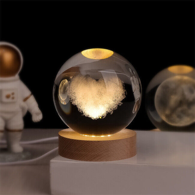 Kosmische kristallen bol-lamp, magische LED-woondecoratie