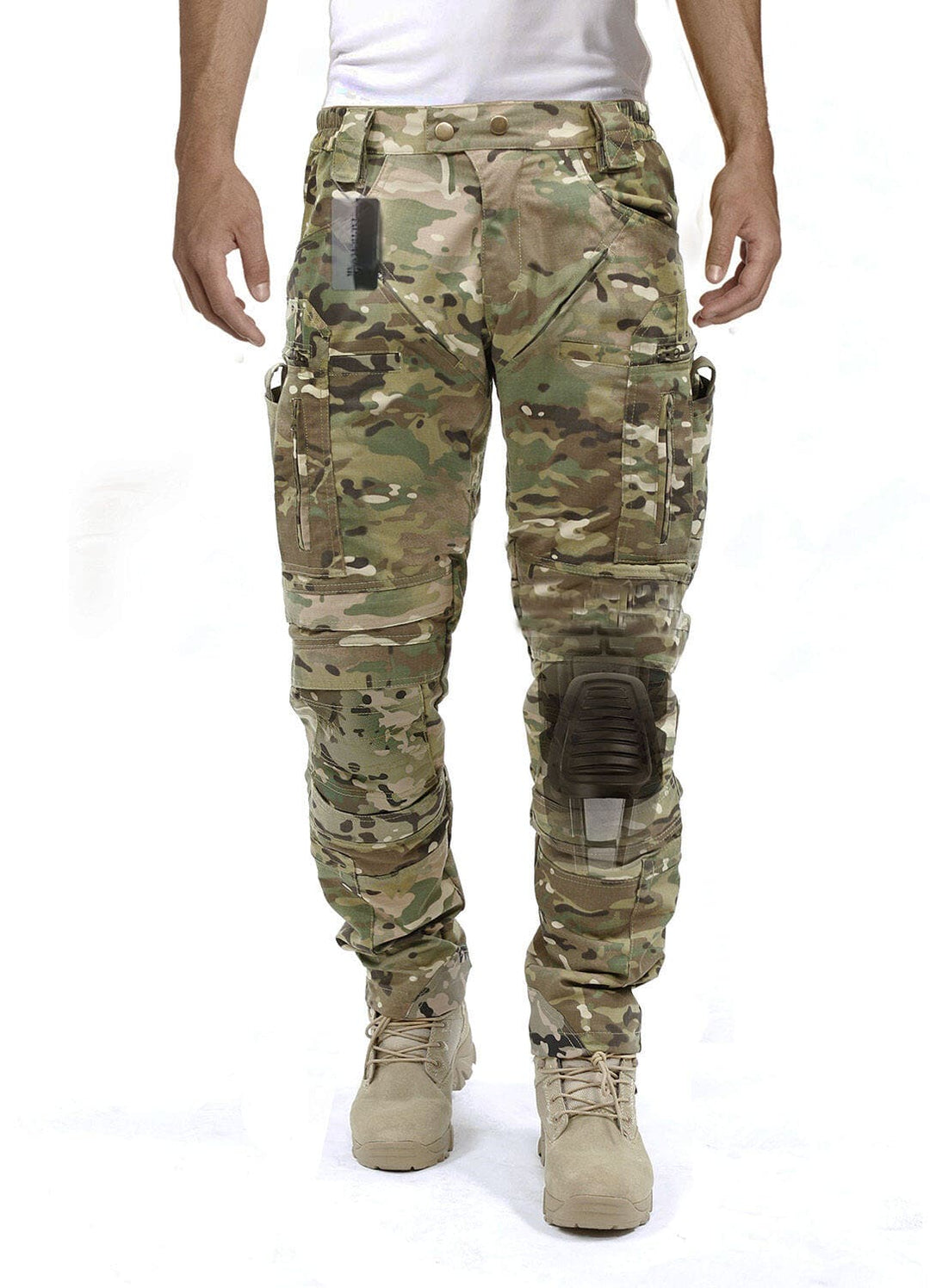 Tactische Cargobroek met Kniebescherming voor Outdoor & Werk