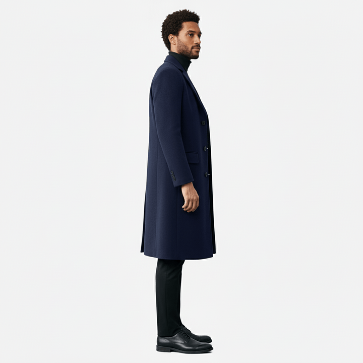 Herenmantel met knoopsluiting - Ramon