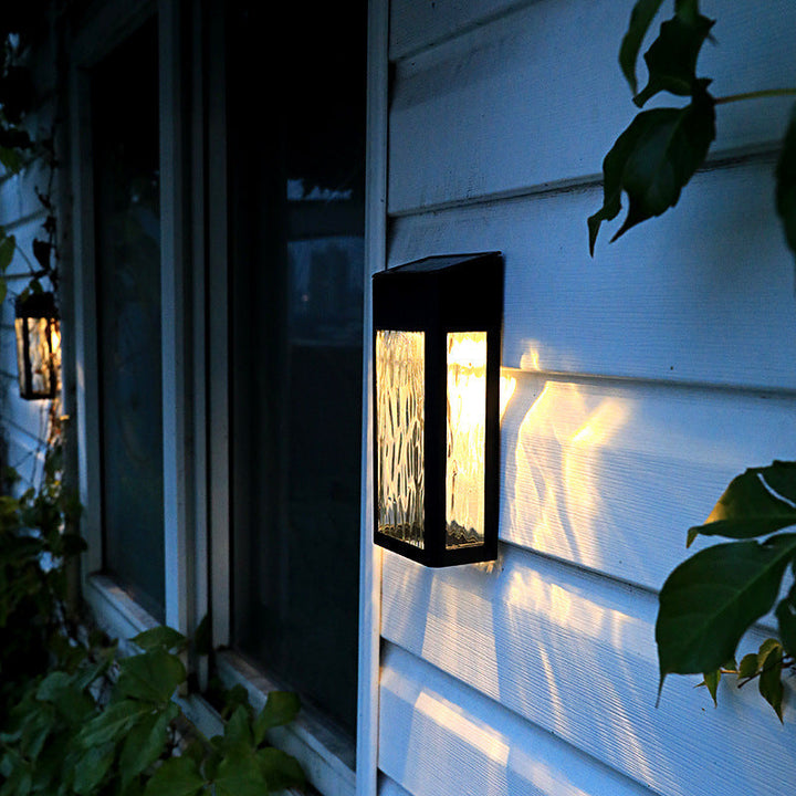 Solar buitenwandlamp met sensor