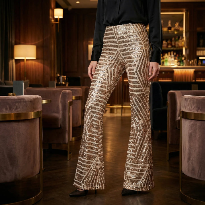 Flared broek met hoge taille - Mayra