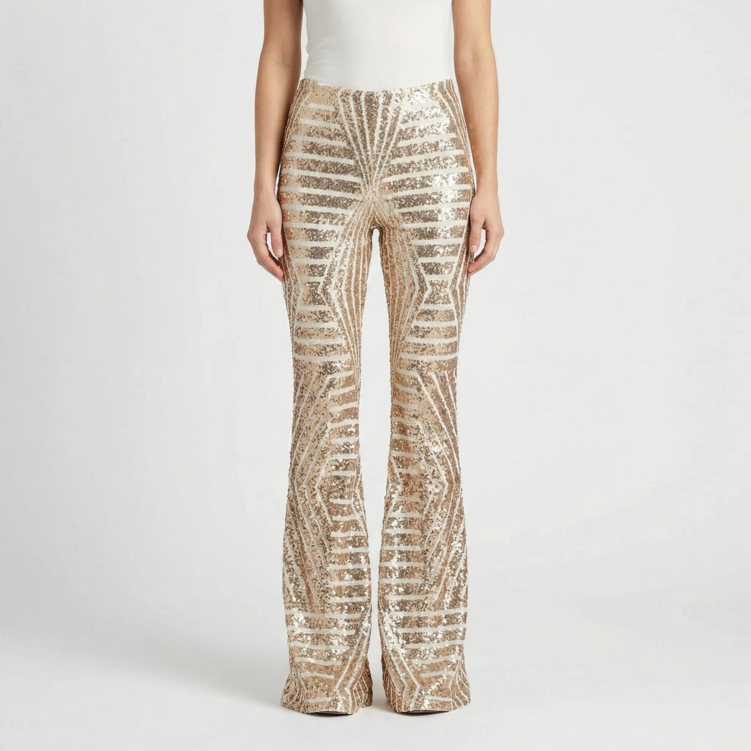 Flared broek met hoge taille - Mayra