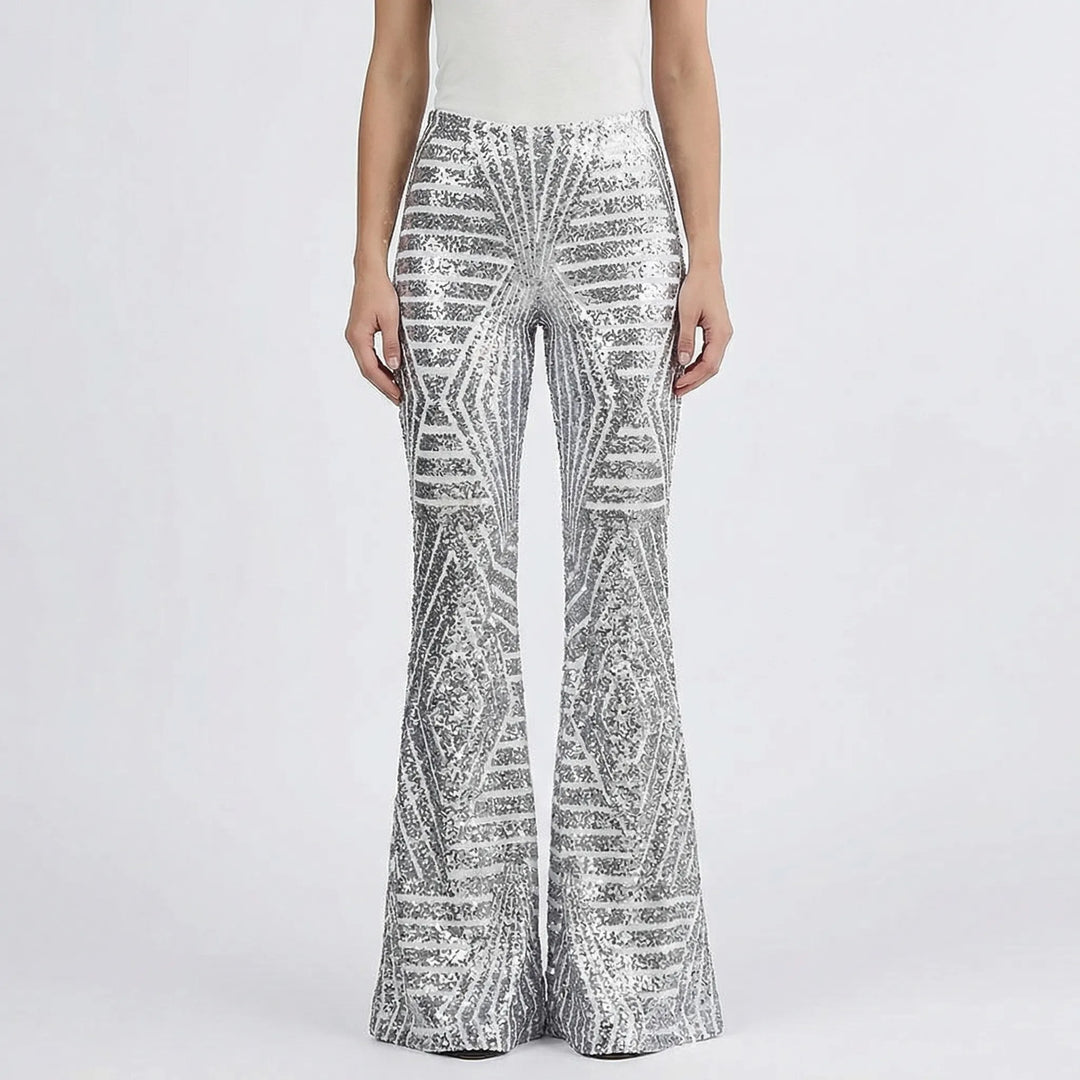 Flared broek met hoge taille - Mayra