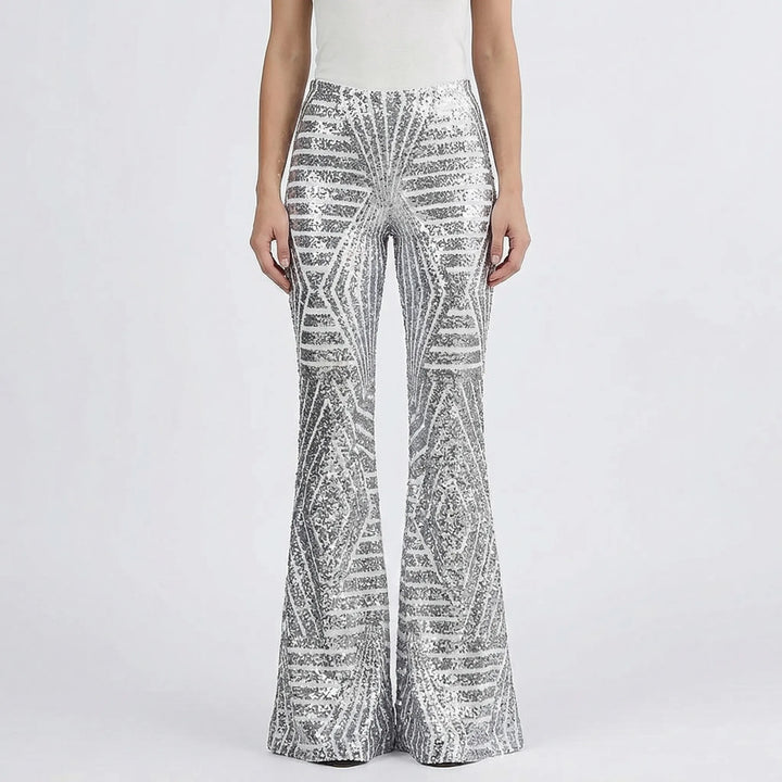 Flared broek met hoge taille - Mayra