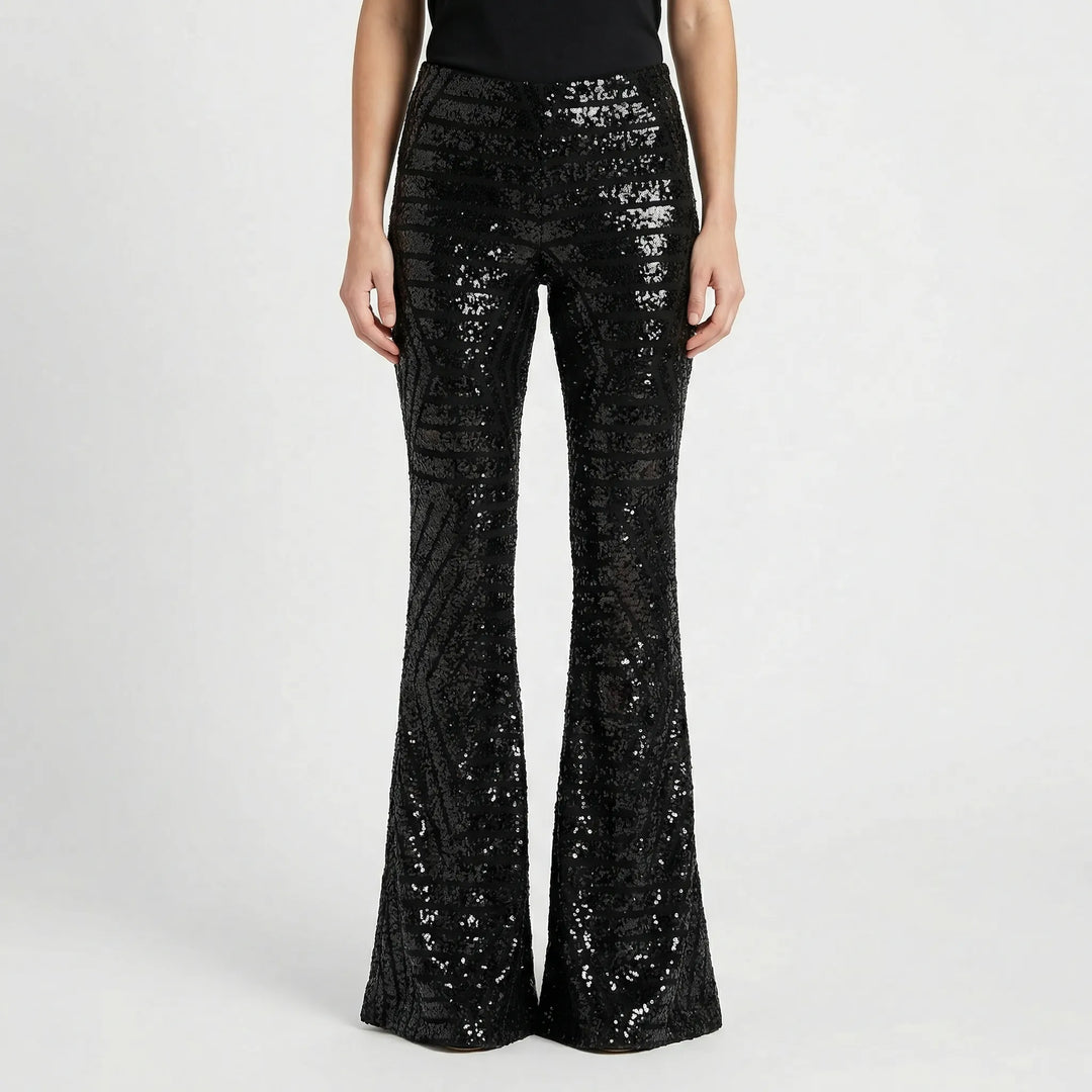 Flared broek met hoge taille - Mayra