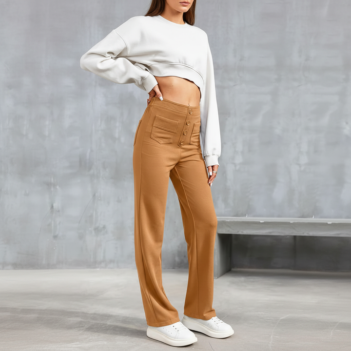 Hoog Gesneden Broek - Selina