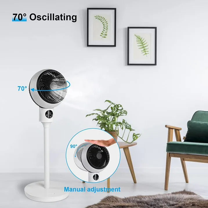 Hoogteverstelbare moderne tafelventilator - Breeziq