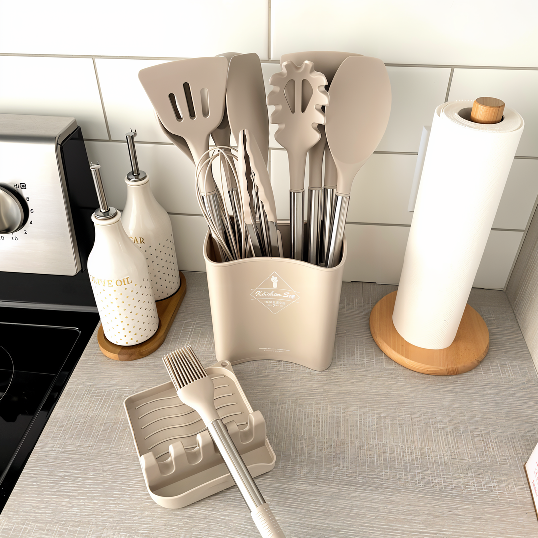12-delige siliconen keukengerei-set – Culinara Pro