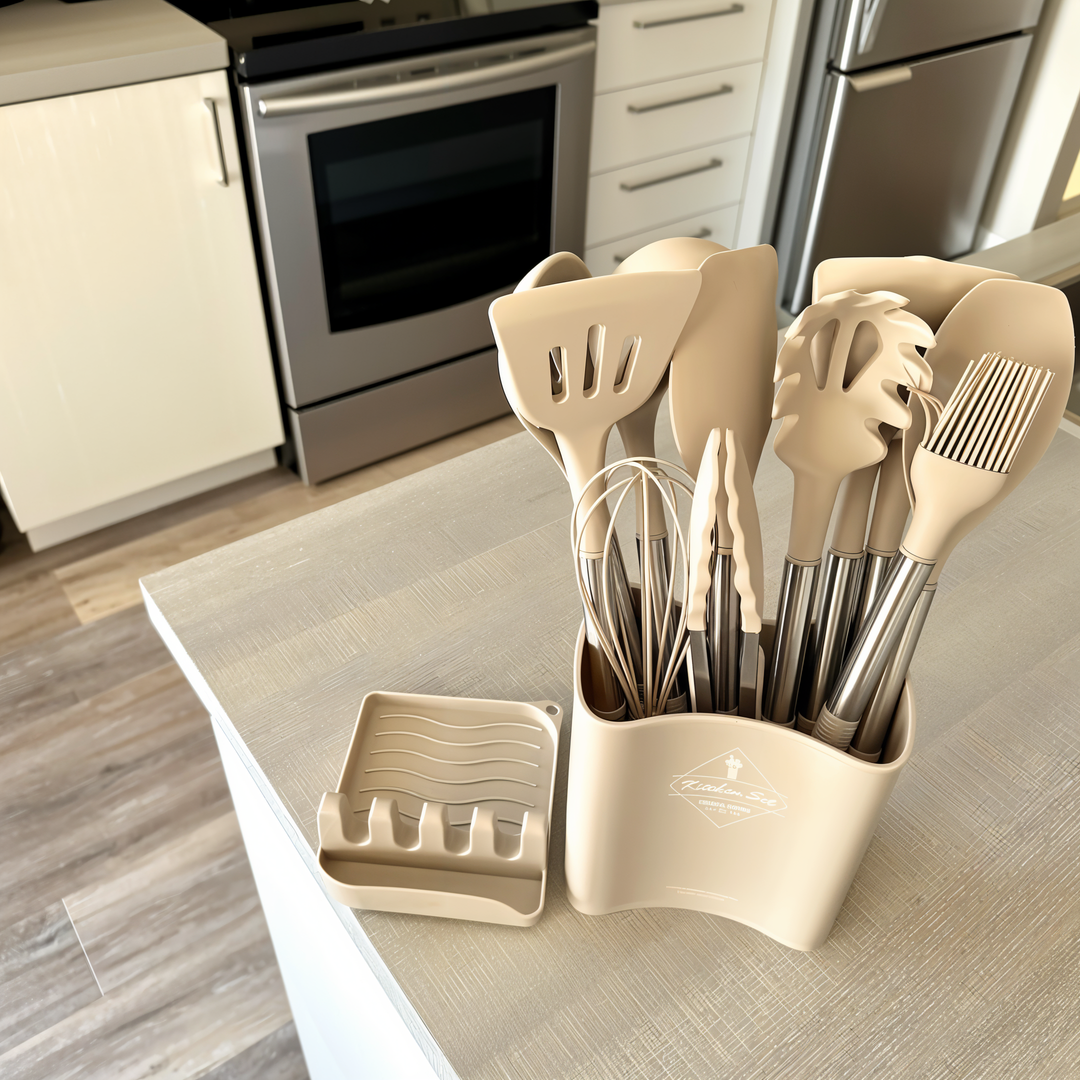 12-delige siliconen keukengerei-set – Culinara Pro