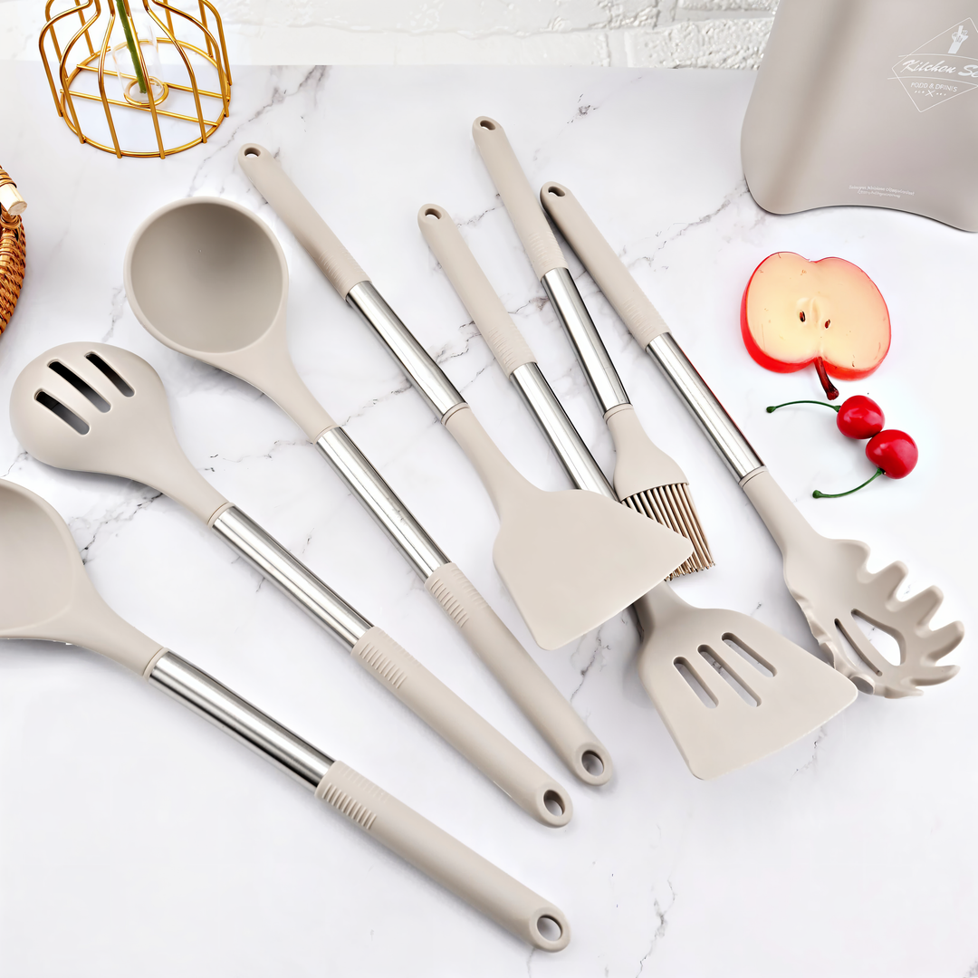 12-delige siliconen keukengerei-set – Culinara Pro