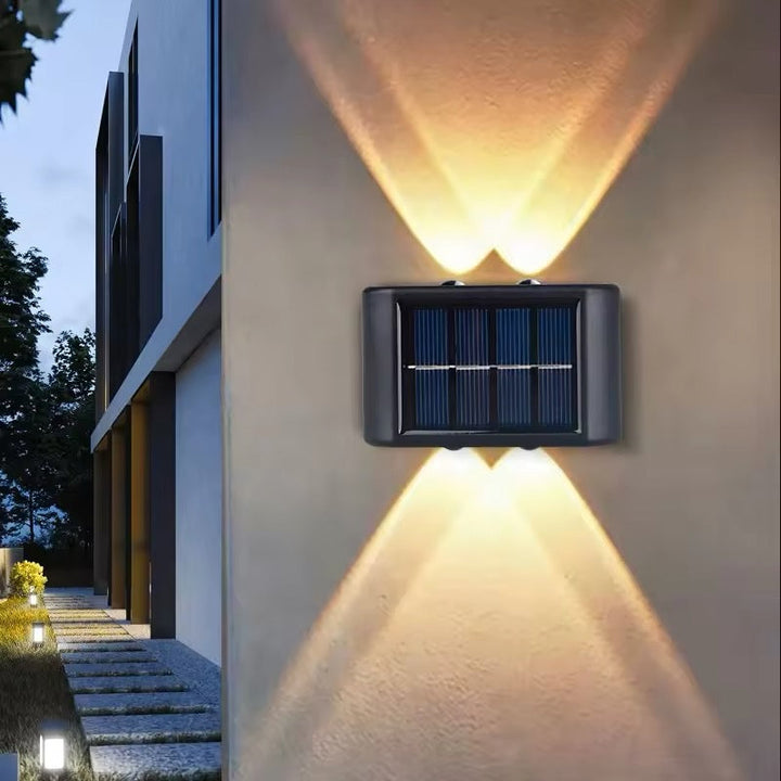 Solar-wandlampen voor buiten, moderne tuin- en terrasverlichting