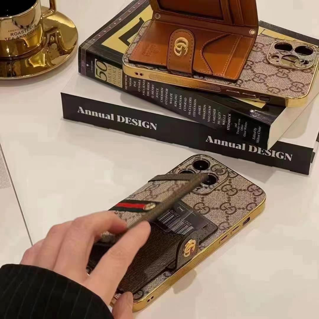 Luxe iPhone-hoesje met schoudertas