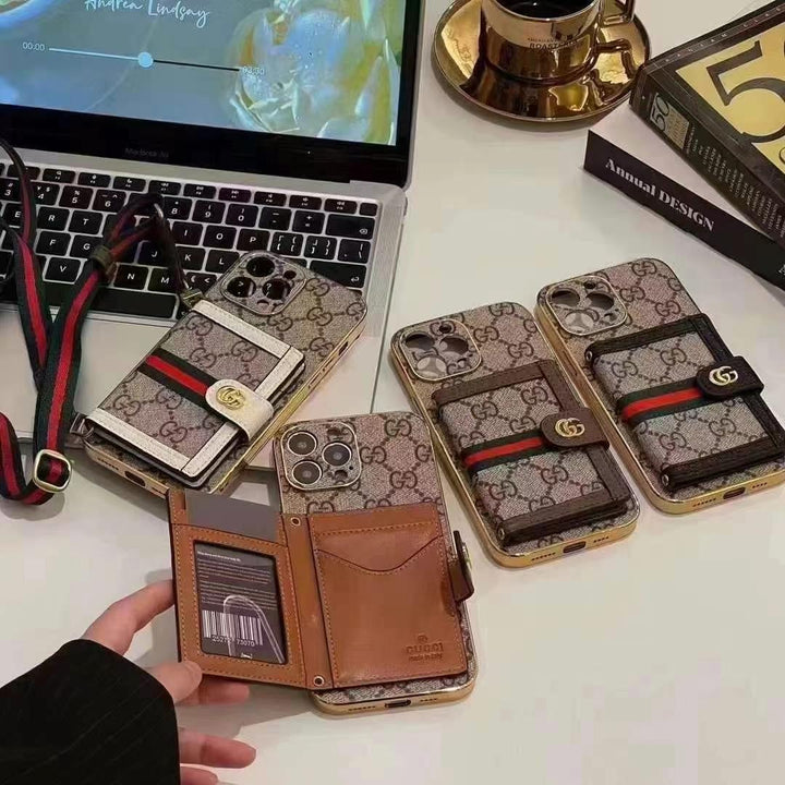 Luxe iPhone-hoesje met schoudertas
