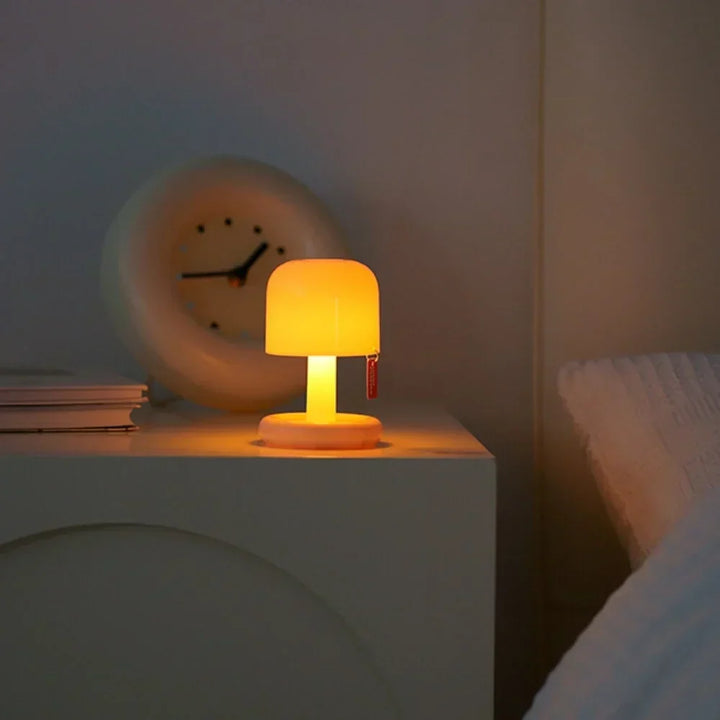 Draagbare snoerloze tafellamp, compacte sfeerverlichting