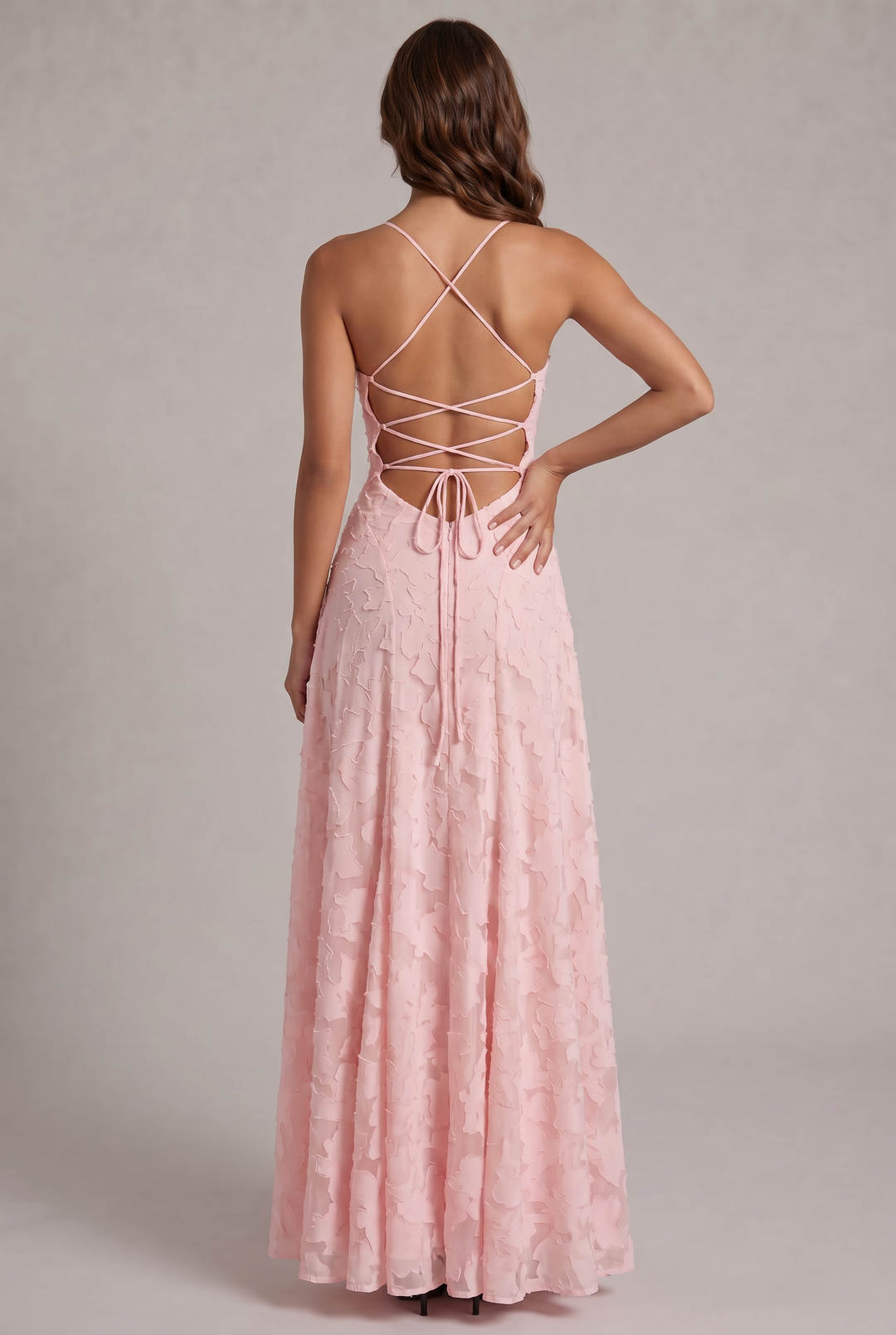Olivia maxi-jurk - elegante avondjurk met bloemenpatroon