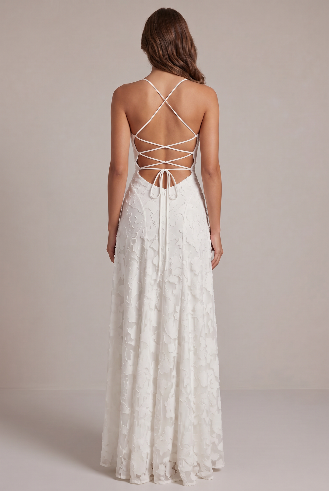 Olivia maxi-jurk - elegante avondjurk met bloemenpatroon