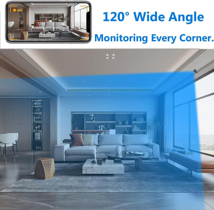 Binnencamera | Nachtzicht en bewegingsdetectie | WLAN-toegang | SecureView