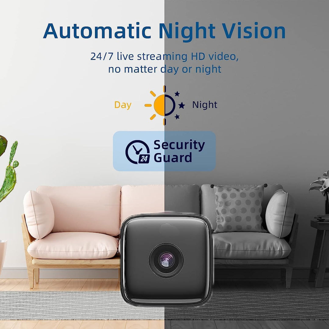 Binnencamera | Nachtzicht en bewegingsdetectie | WLAN-toegang | SecureView
