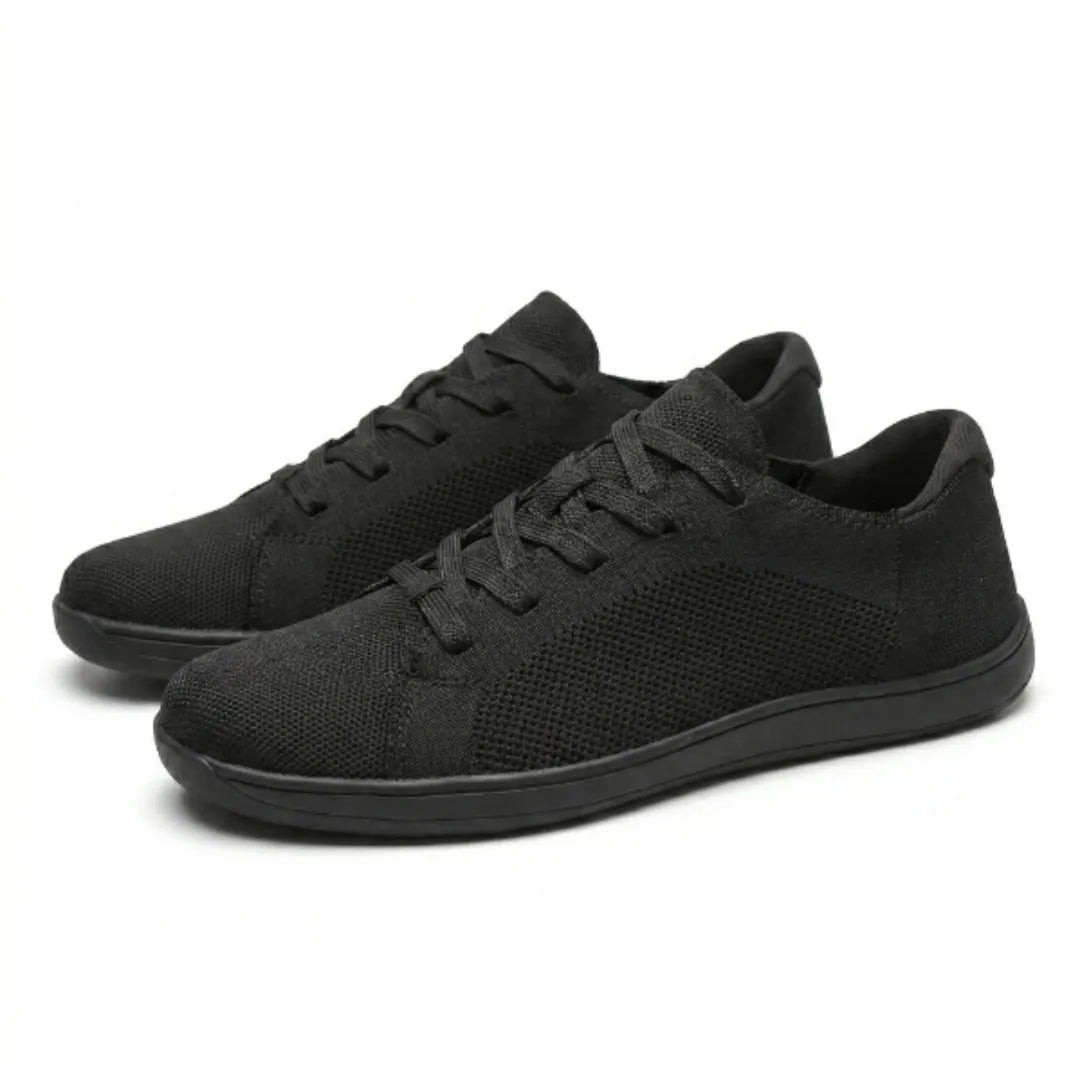 Unisex barefoot-sneaker met brede neusbox en ademend mesh