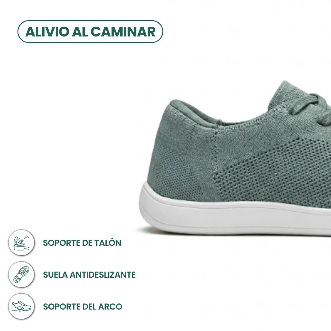 Unisex barefoot-sneaker met brede neusbox en ademend mesh