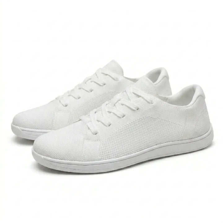 Unisex barefoot-sneaker met brede neusbox en ademend mesh