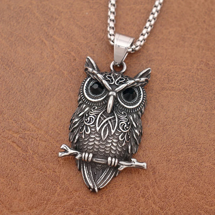 Vintage Uil Wijsheid Hanger Ketting