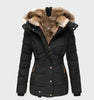 Slim fit winterjas voor dames met capuchon - Aurora