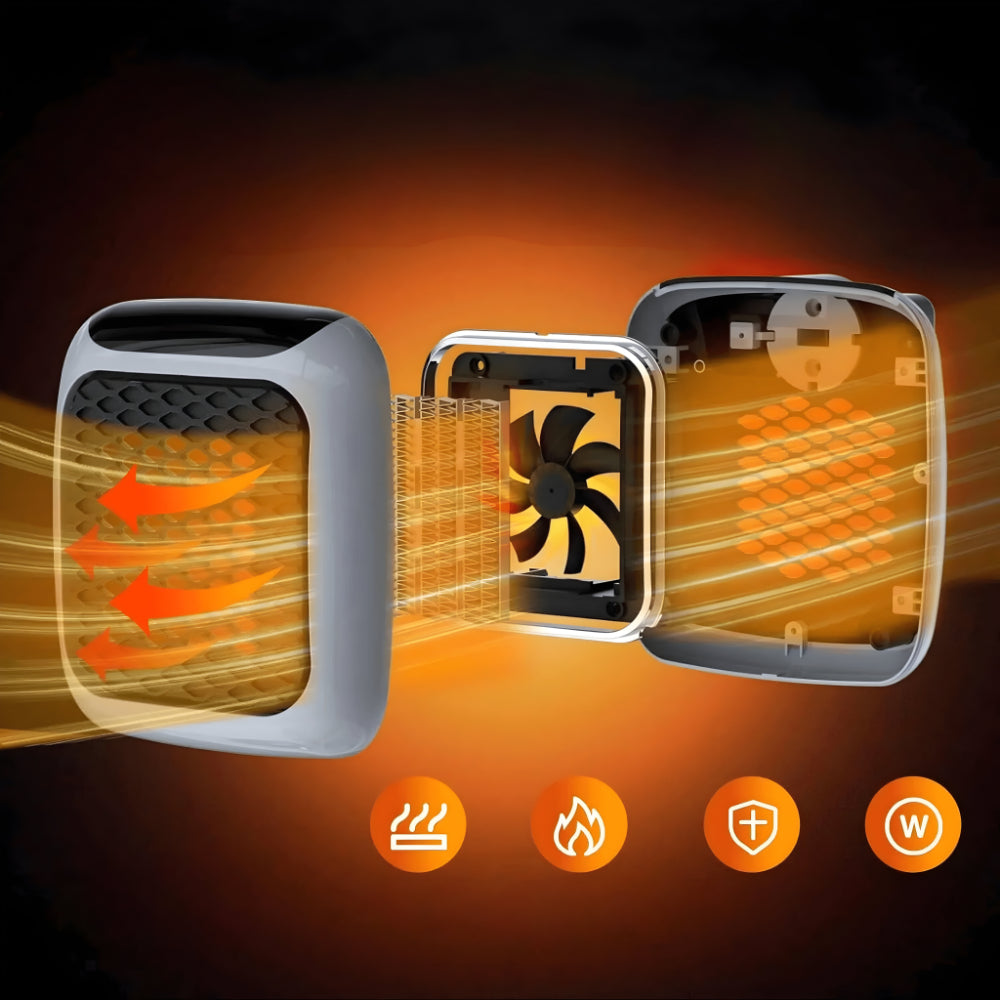 Keramische wandkachel met thermostaat 16–32 °C