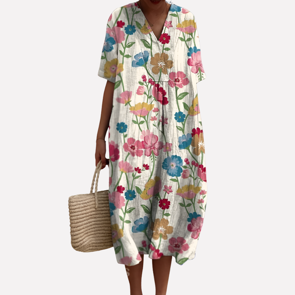 Bloemenjurk voor dames, zomerjurk
