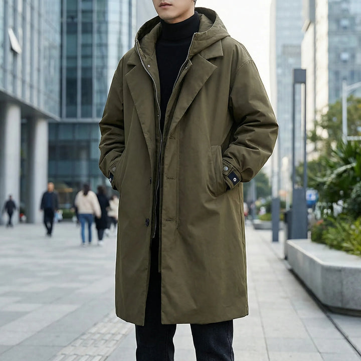 Klassieke parka-trenchcoat voor heren - Armando