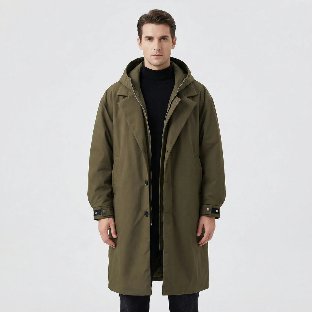 Klassieke parka-trenchcoat voor heren - Armando