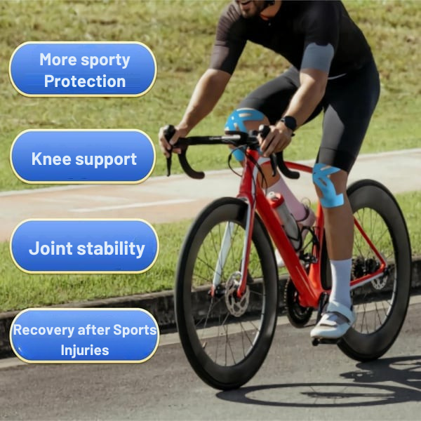 Kniebandage | Voorgesneden kinesiotape | Ademende kniesteun | Flexify