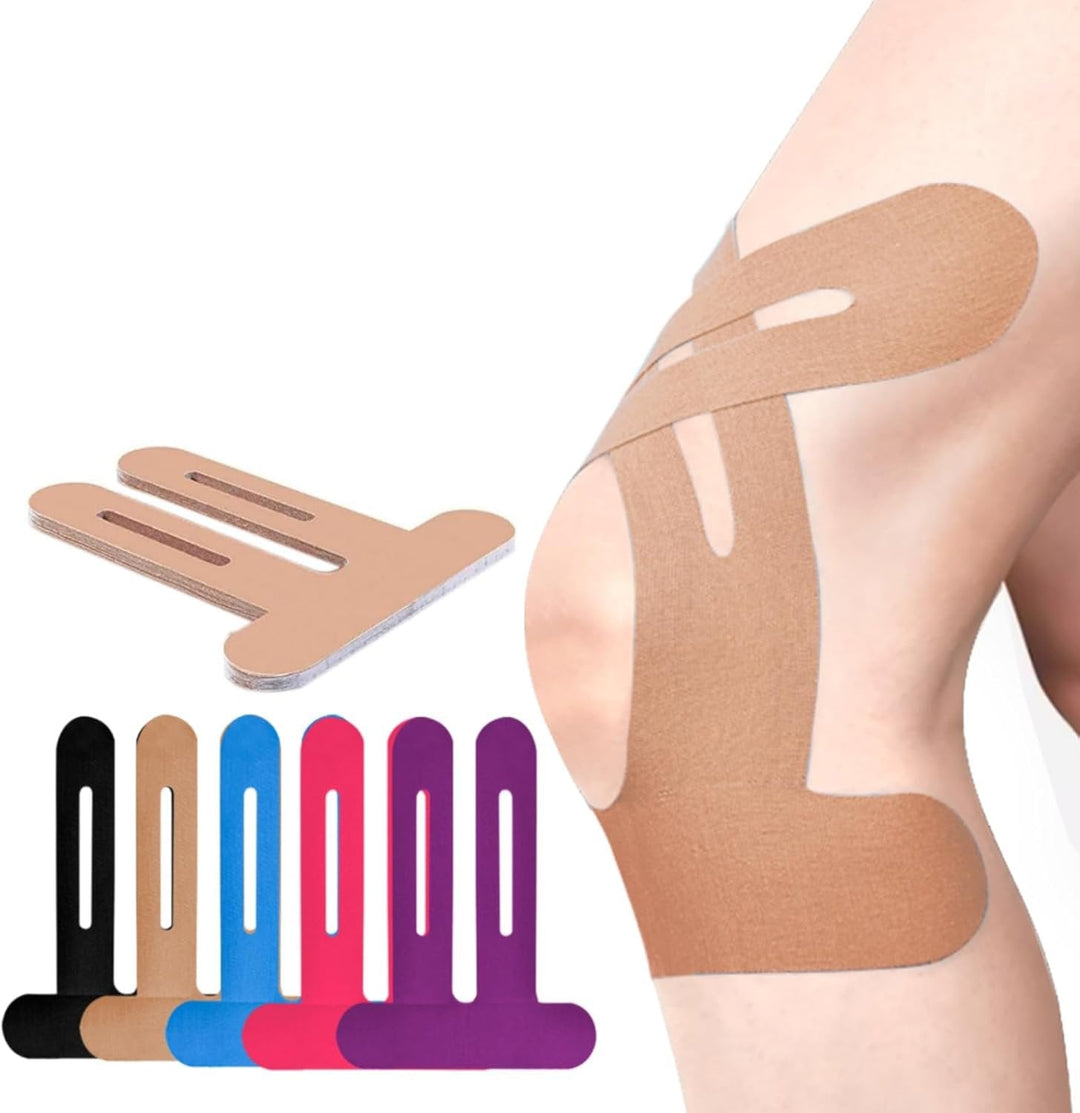 Kniebandage | Voorgesneden kinesiotape | Ademende kniesteun | Flexify