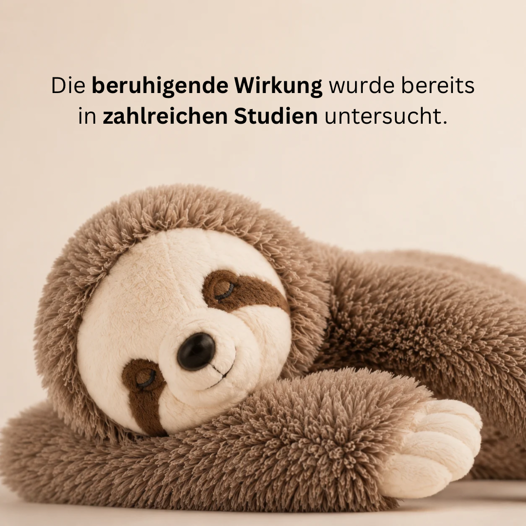 Verzwaarde luiaard-knuffel voor rustige, gezellige momenten