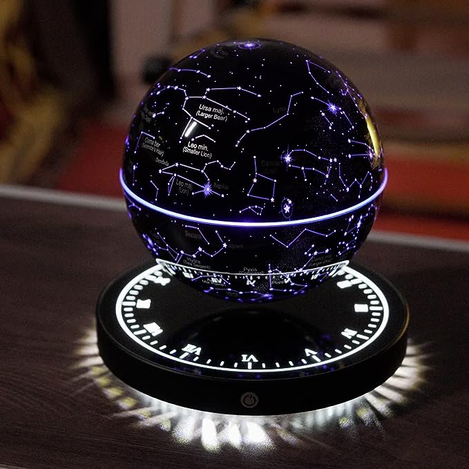 Constellatie | Lamp met zwevende, ronddraaiende sterrenbeelden | Magnetische zweving | SkyOrbit