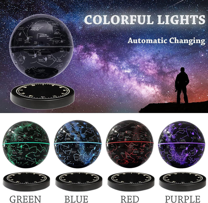 Constellatie | Lamp met zwevende, ronddraaiende sterrenbeelden | Magnetische zweving | SkyOrbit