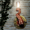 Sculpturale octopustentakel decoratieve wandlamp