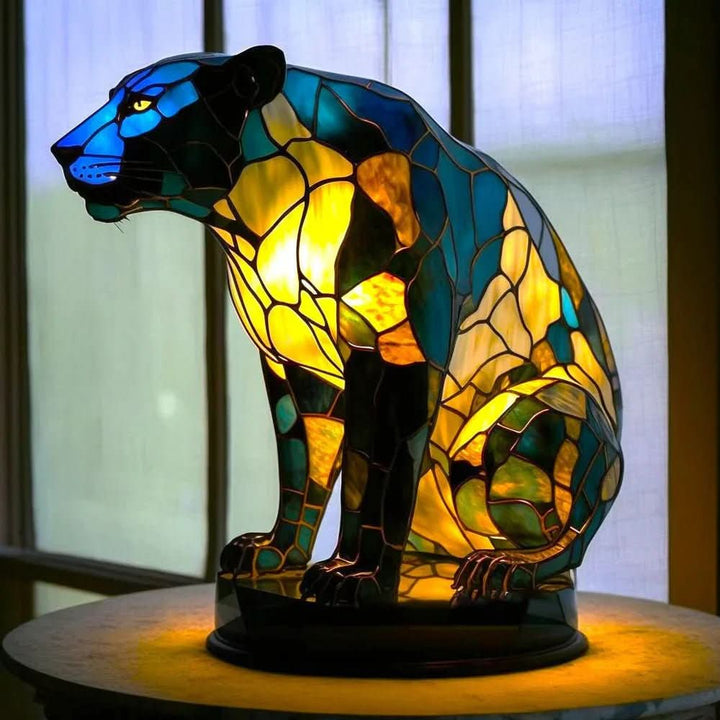VITRAFAUNA – Kunstlamp met Dierenmotief voor een Elegante Woonsfeer