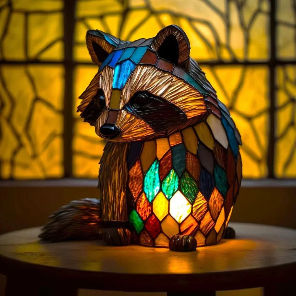 VITRAFAUNA – Kunstlamp met Dierenmotief voor een Elegante Woonsfeer