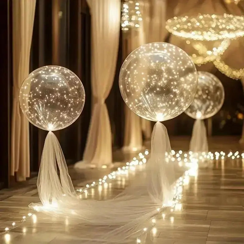 Lichtgevende ballonnen – feestdecoratie met een warme gloed | set van 10