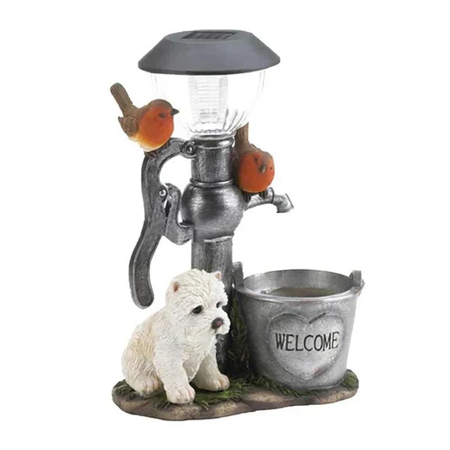 Unieke dierenlamp als accent voor de tuin