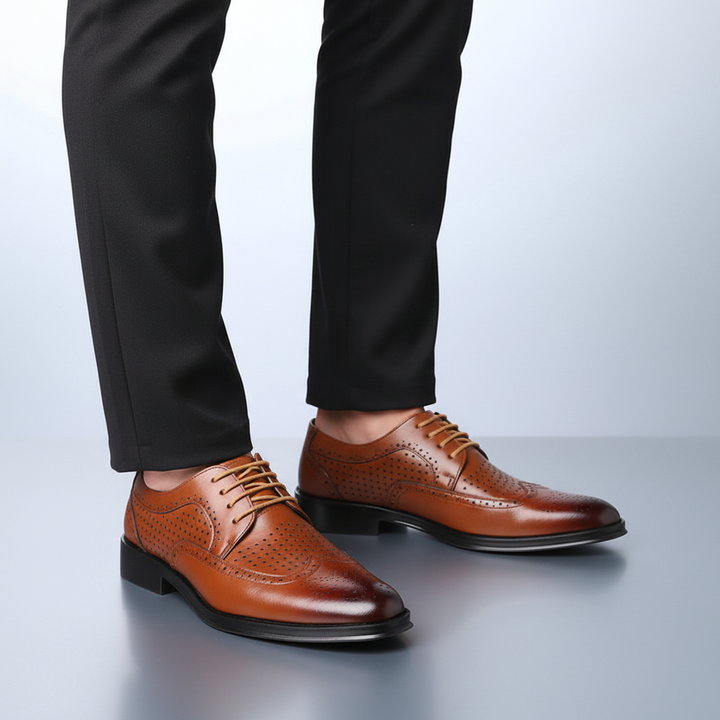 Lackleder Heren Schoen Met Spitse Neus - Owen