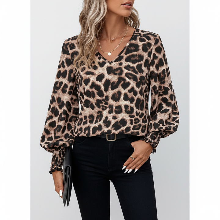 Langemouwige Damesblouse - Sabine