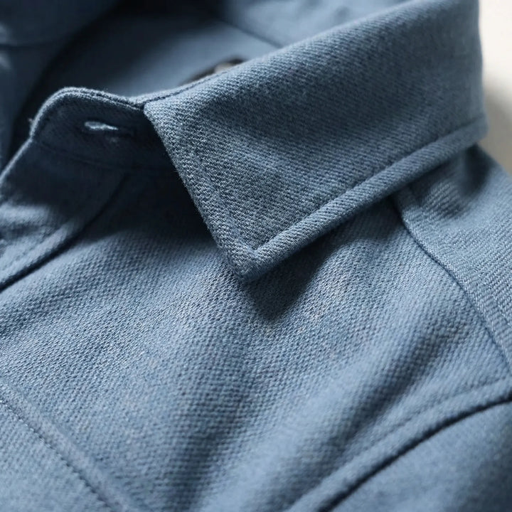 Overshirt met lange mouwen en borstzakken - Pablo