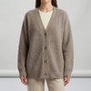 Lange cardigan met open voorpand - Lene