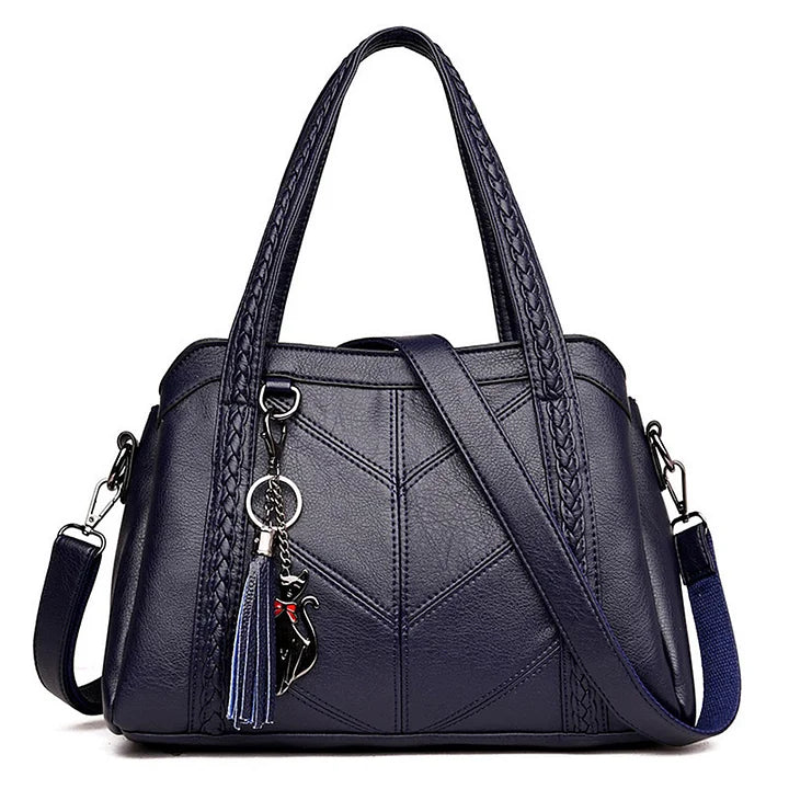 Leren handtas | Ruime en goed georganiseerde shopper voor dames