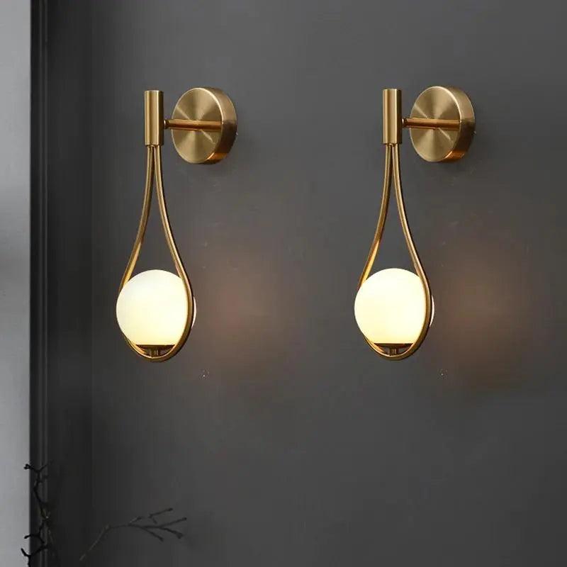 Wandlamp in Scandinavische stijl, eigentijdse sfeerverlichting voor in huis