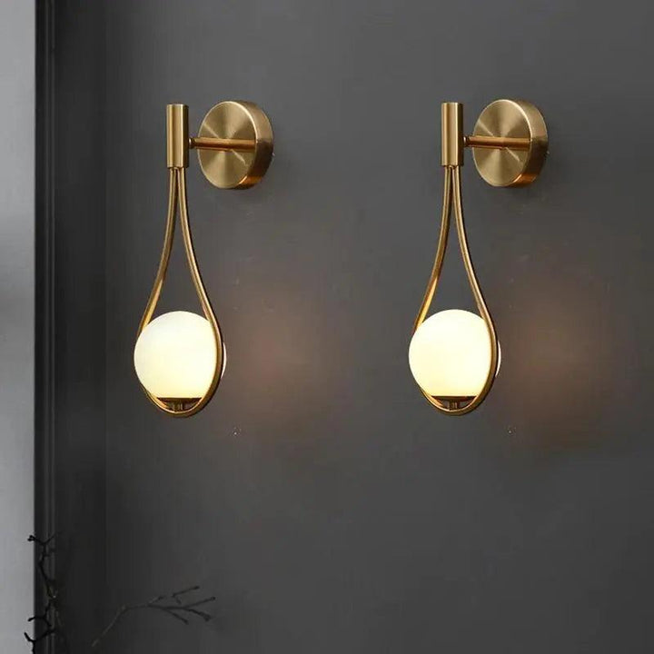 Wandlamp in Scandinavische stijl, eigentijdse sfeerverlichting voor in huis
