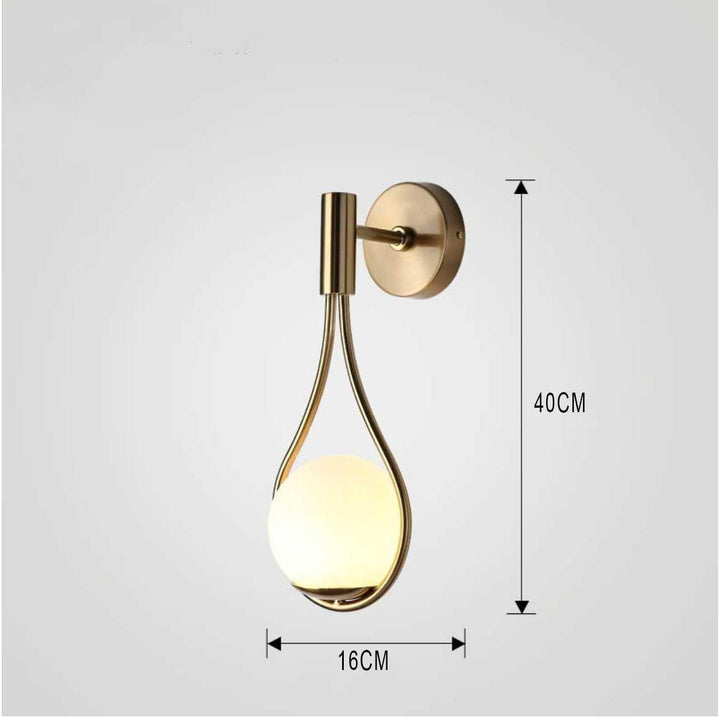 Wandlamp in Scandinavische stijl, eigentijdse sfeerverlichting voor in huis