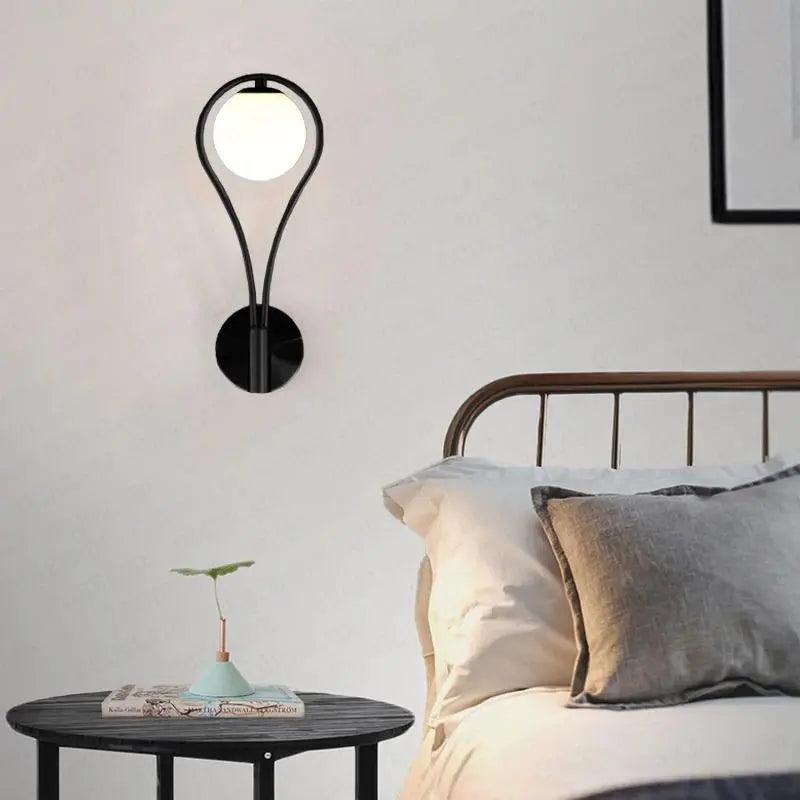 Wandlamp in Scandinavische stijl, eigentijdse sfeerverlichting voor in huis